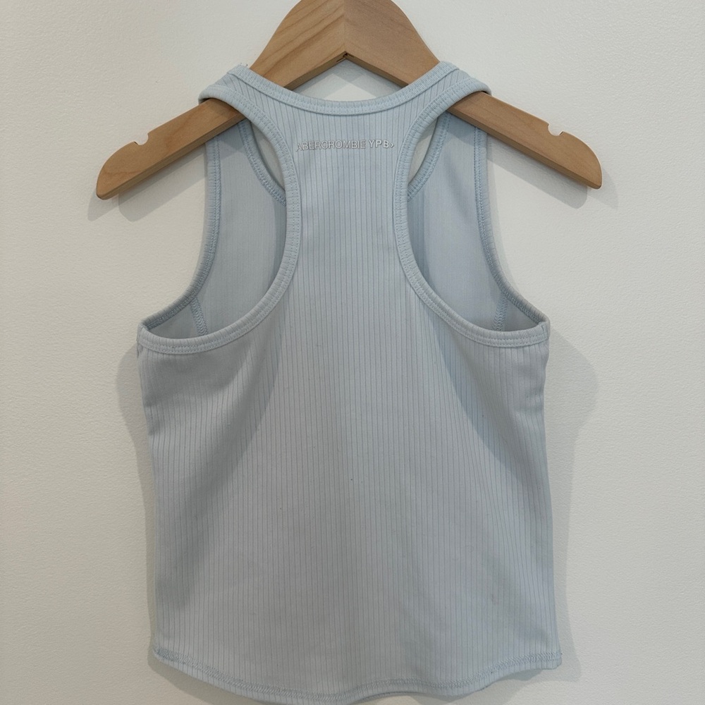 Abercrombie YPB Girls Light Blue Athletic Tank - Picture 3 of 5